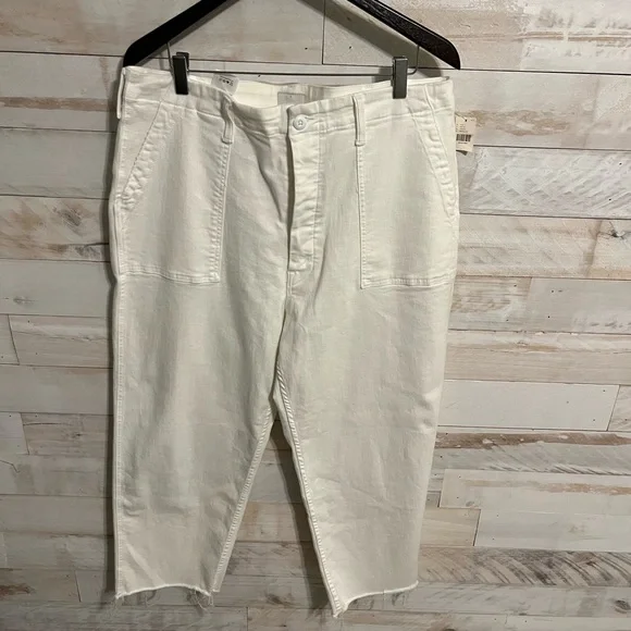 NWT Mother size 34 The patch pocket ankle jeans for Anthropologie